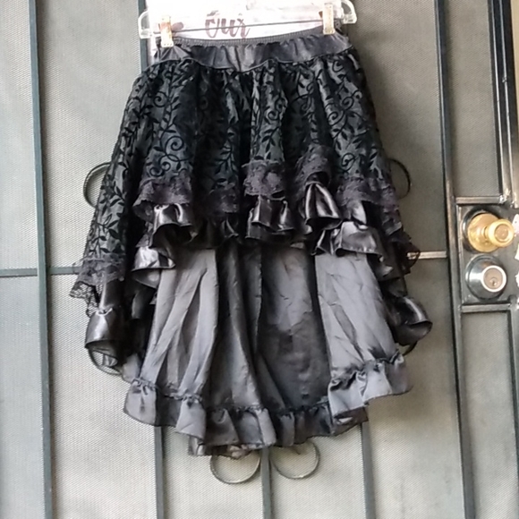 goth Dresses & Skirts - 🎃 4/$24 Gothic hi-low skirt size small,